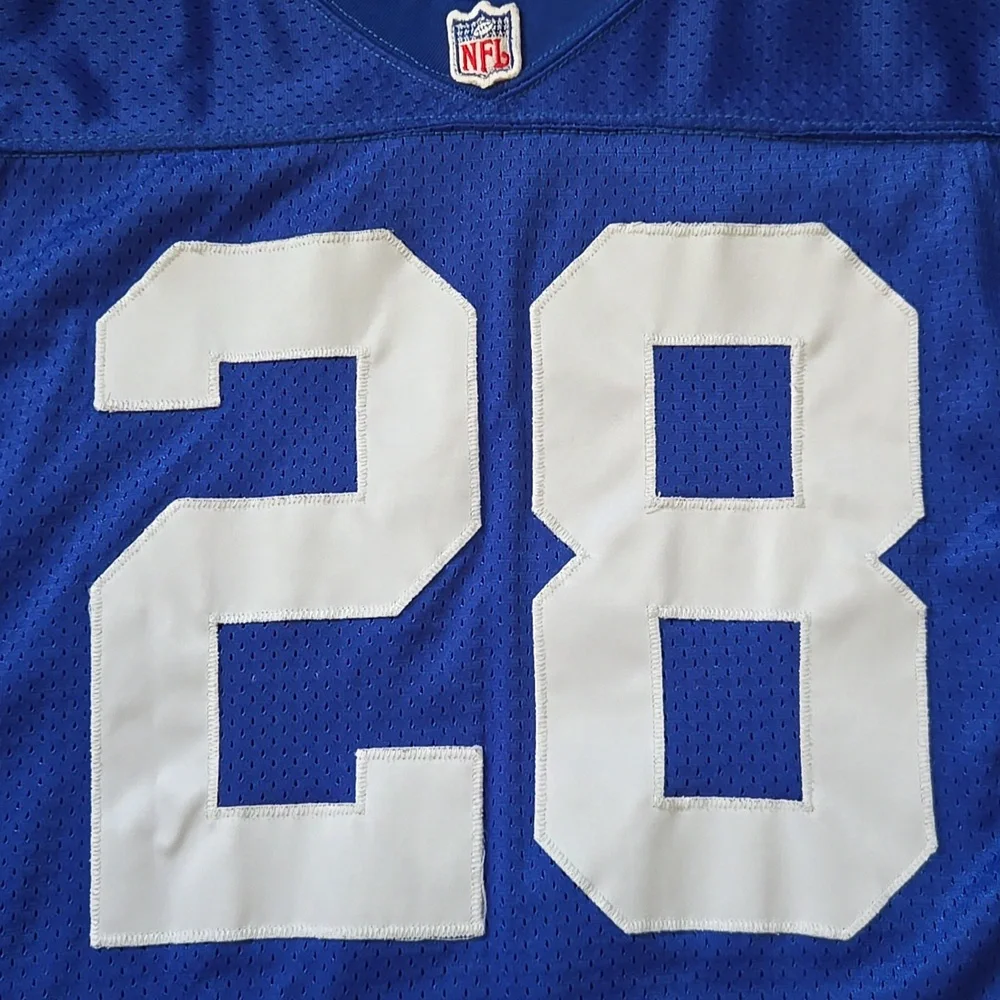 1995 Marshall Faulk Indianapolis Colts Wilson Authentic NFL Jersey - Picture 4 of 9